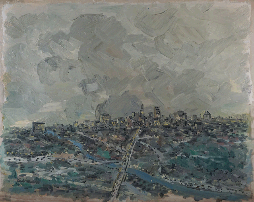 Philadelphia in the distance